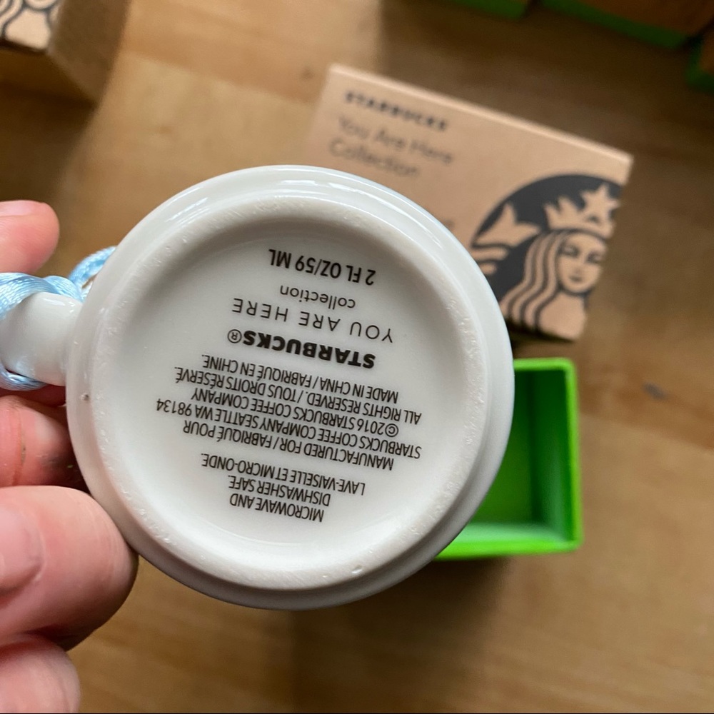 Starbucks Vancouver You Are  Here Ornament 2 oz - Picture 6 of 6